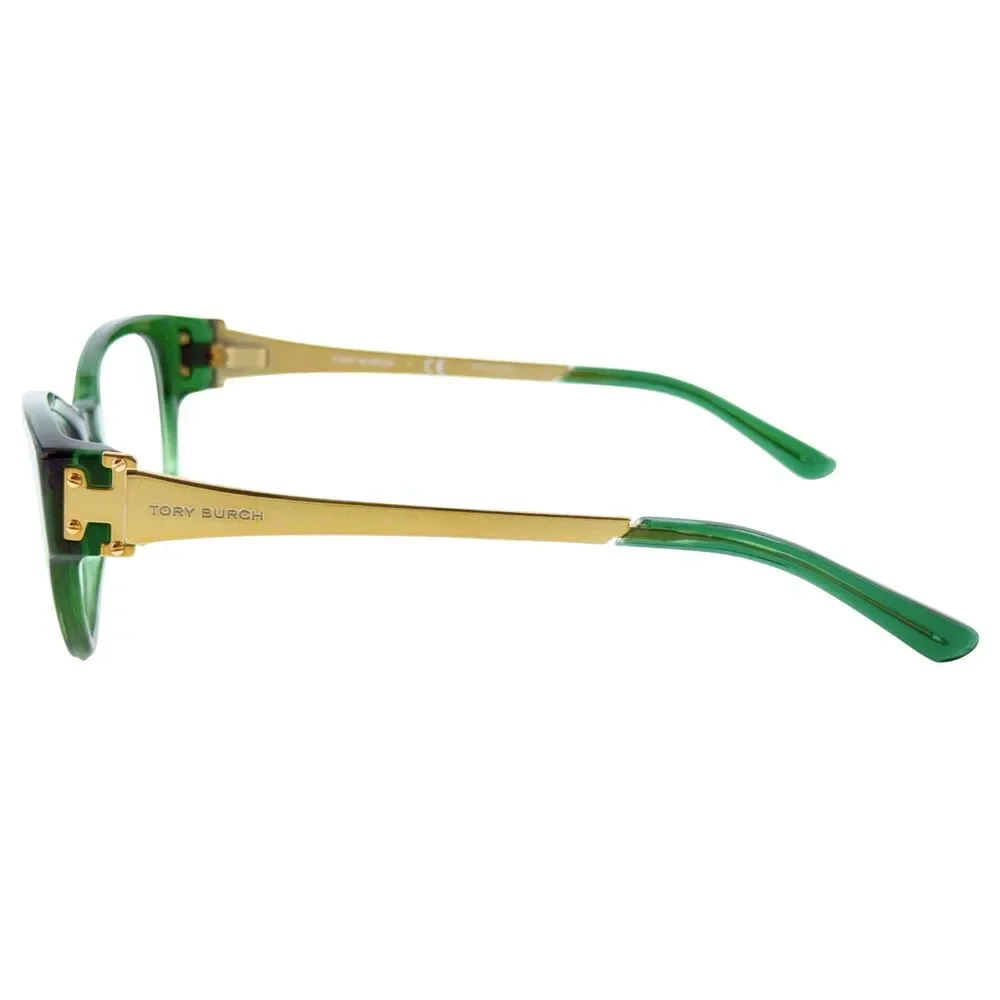 Tory Burch TY2077 Womens Plastic Eyeglass Frame 1679 Bottle Green 53-16